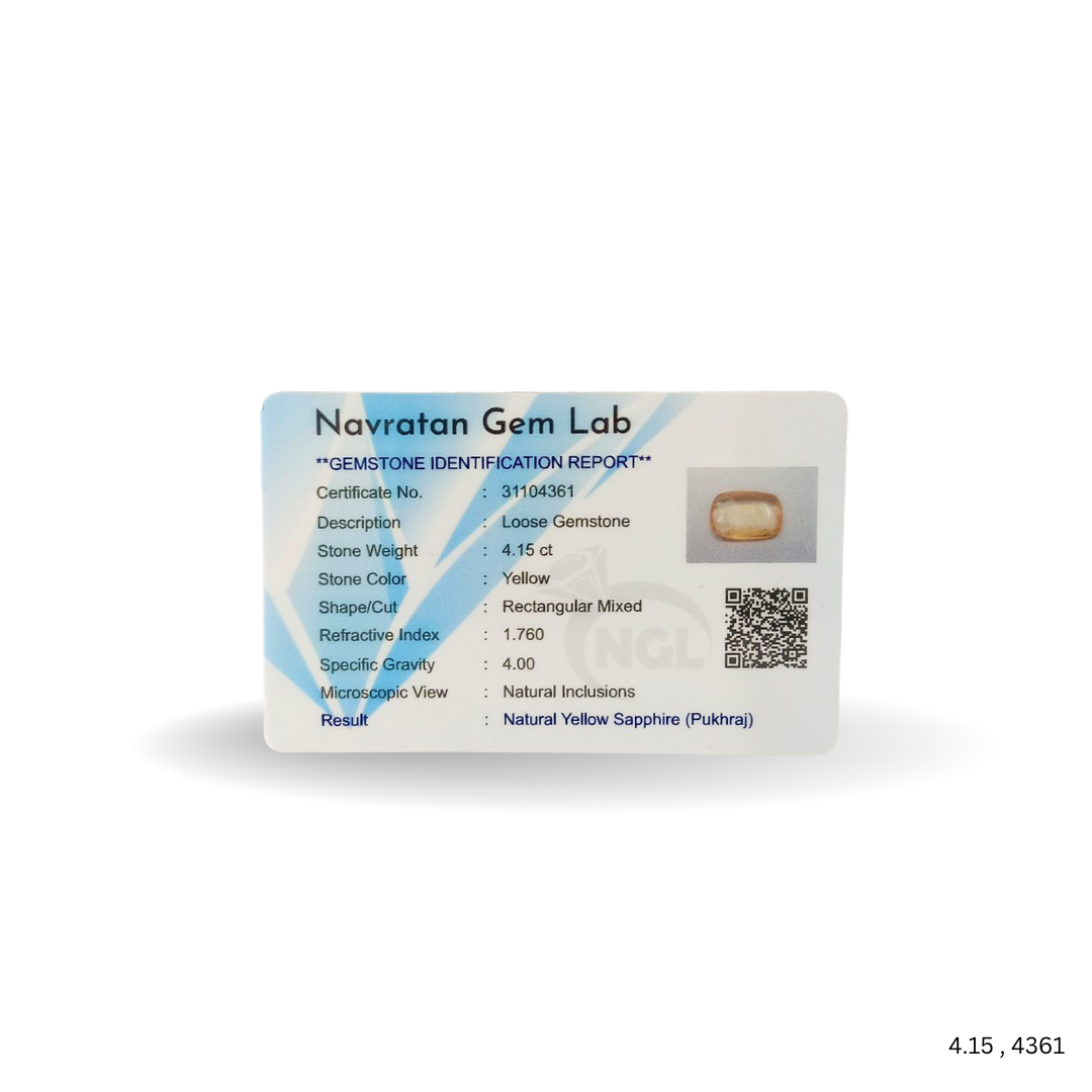 4.15 CARAT PUKHRAJ (GRADE A)