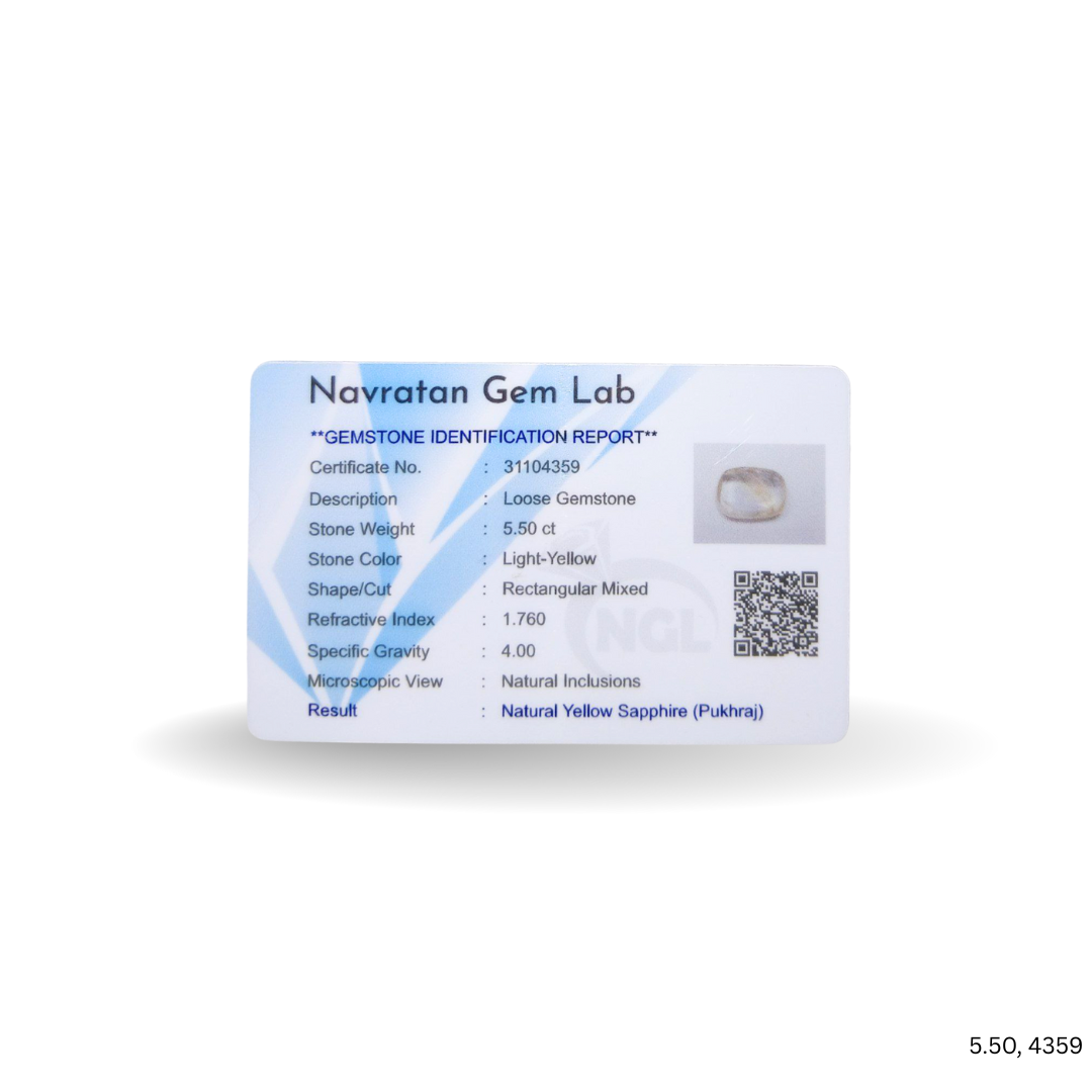 5.50 CARAT PUKHRAJ (GRADE A)