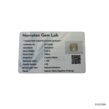 8.33 CARAT PUKHRAJ (GRADE A)