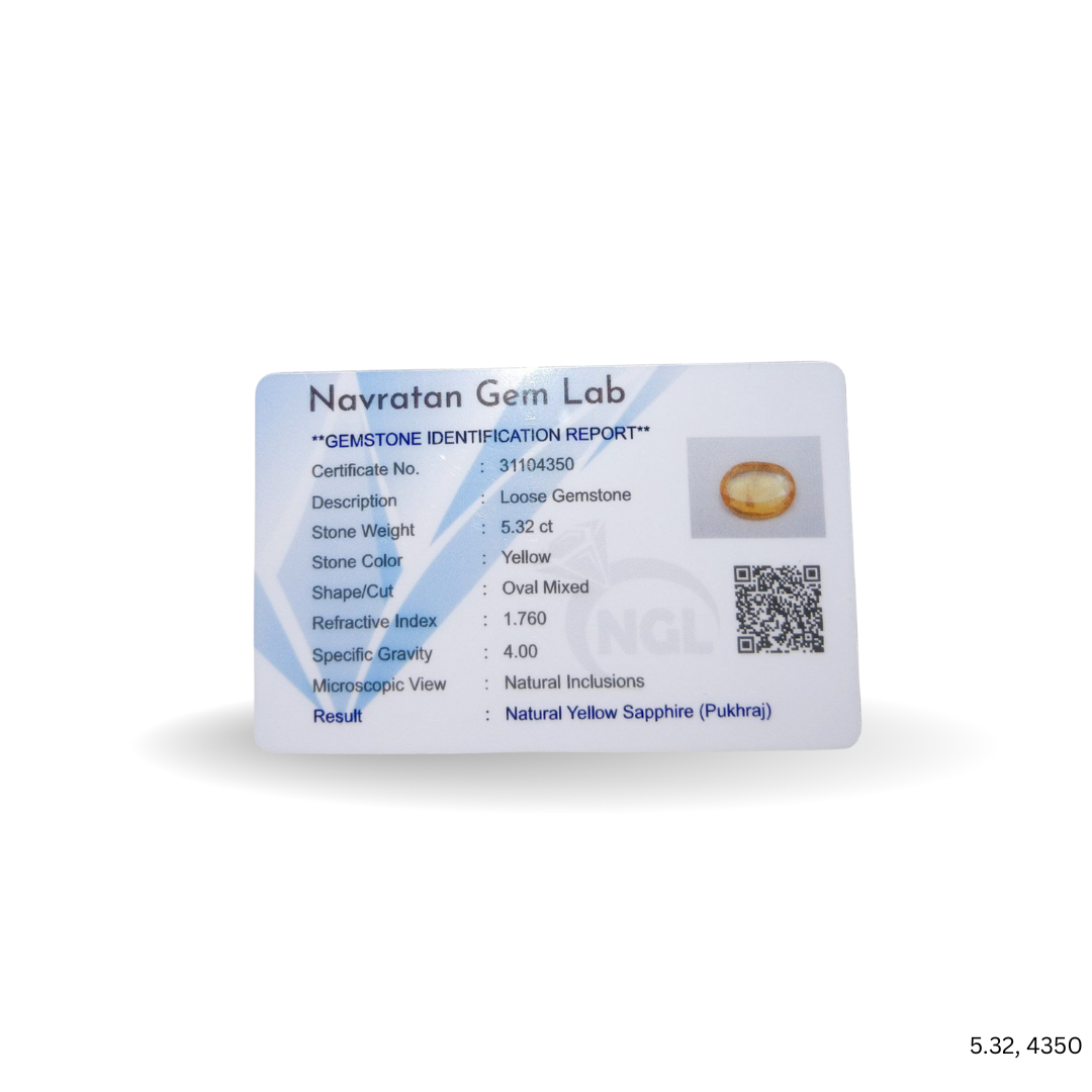 5.32 CARAT PUKHRAJ (GRADE A)