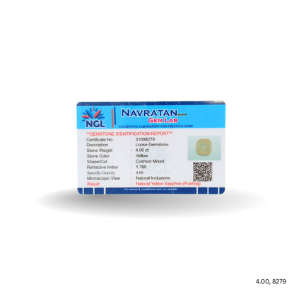 4.00 CARAT PUKHRAJ (GRADE A)