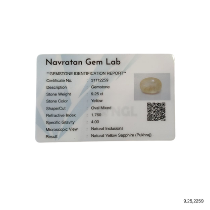 9.25 CARAT PUKHRAJ (GRADE A)