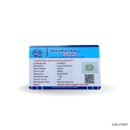 5.26 CARAT PUKHRAJ (GRADE A)