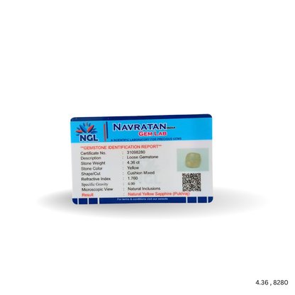 4.36 CARAT PUKHRAJ (GRADE A)