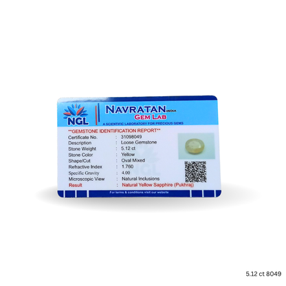 5.12 CARAT PUKHRAJ (GRADE A)