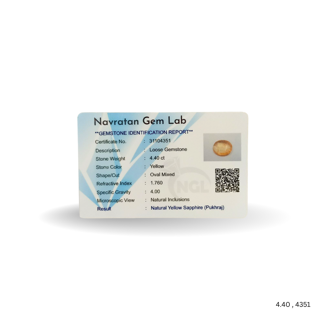 4.40 CARAT PUKHRAJ (GRADE A)