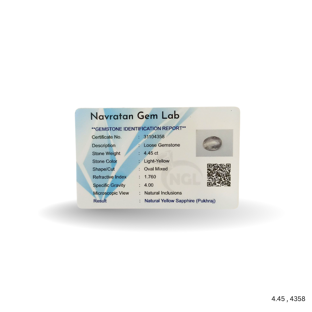 4.45 CARAT PUKHRAJ (GRADE A)