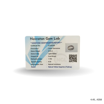 4.45 CARAT PUKHRAJ (GRADE A)