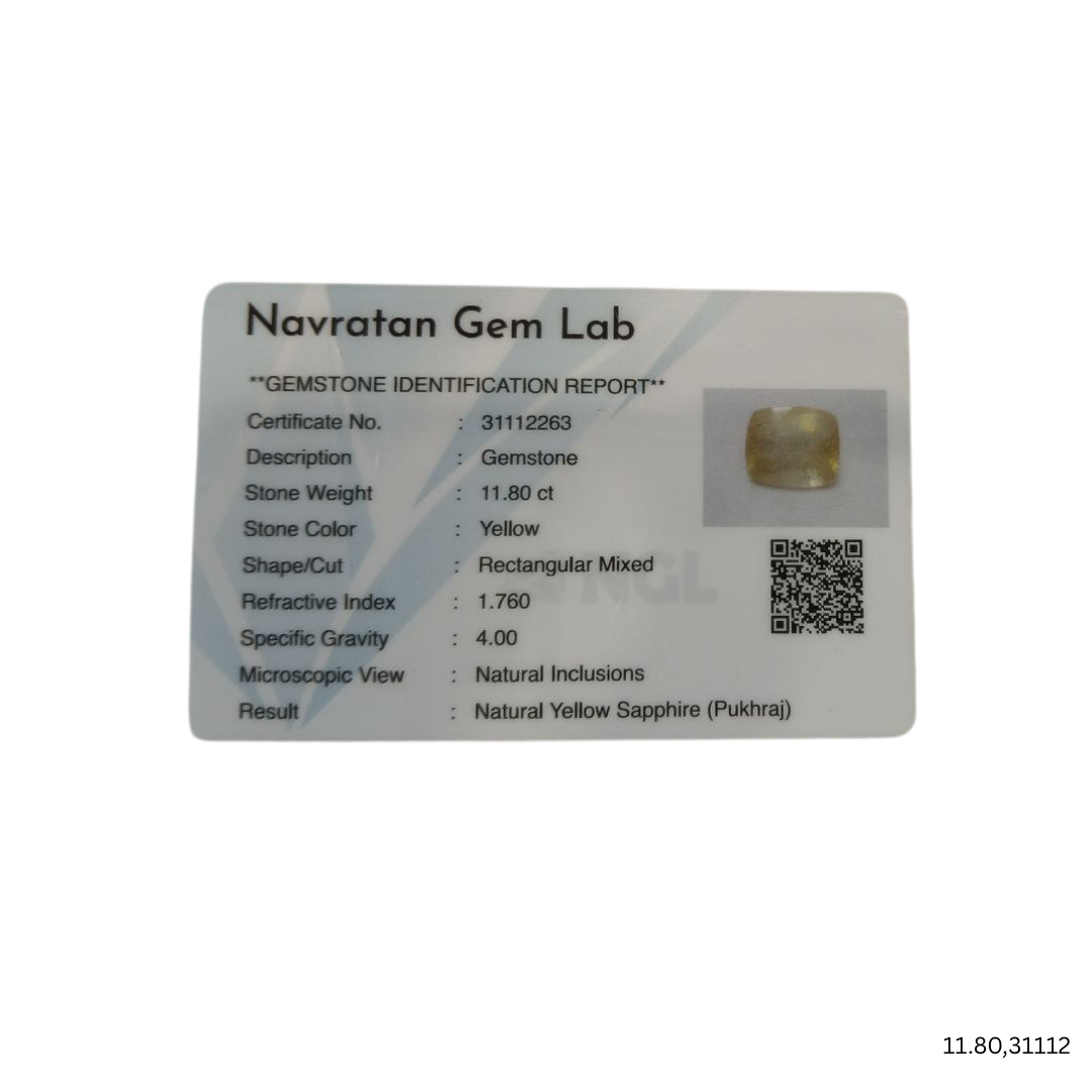 11.80 CARAT PUKHRAJ (GRADE A)