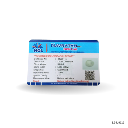 3.65 CARAT PUKHRAJ (GRADE A)