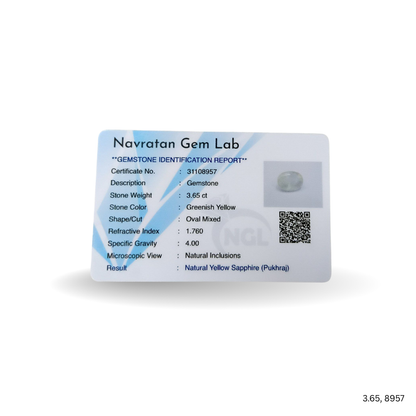 3.65 CARAT PUKHRAJ (GRADE A)