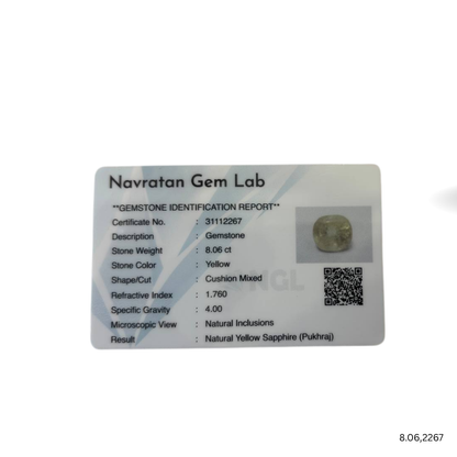 8.06 CARAT PUKHRAJ (GRADE A)