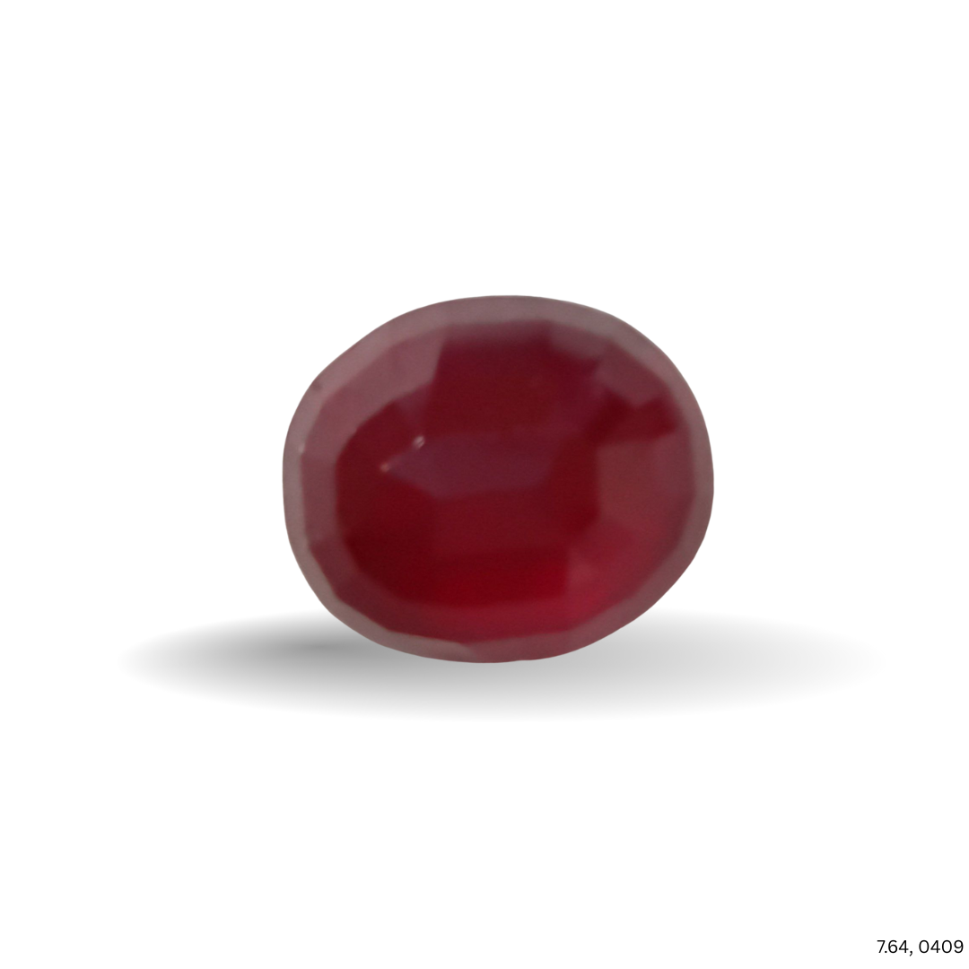 7.64 CARAT RUBY (GRADE A)