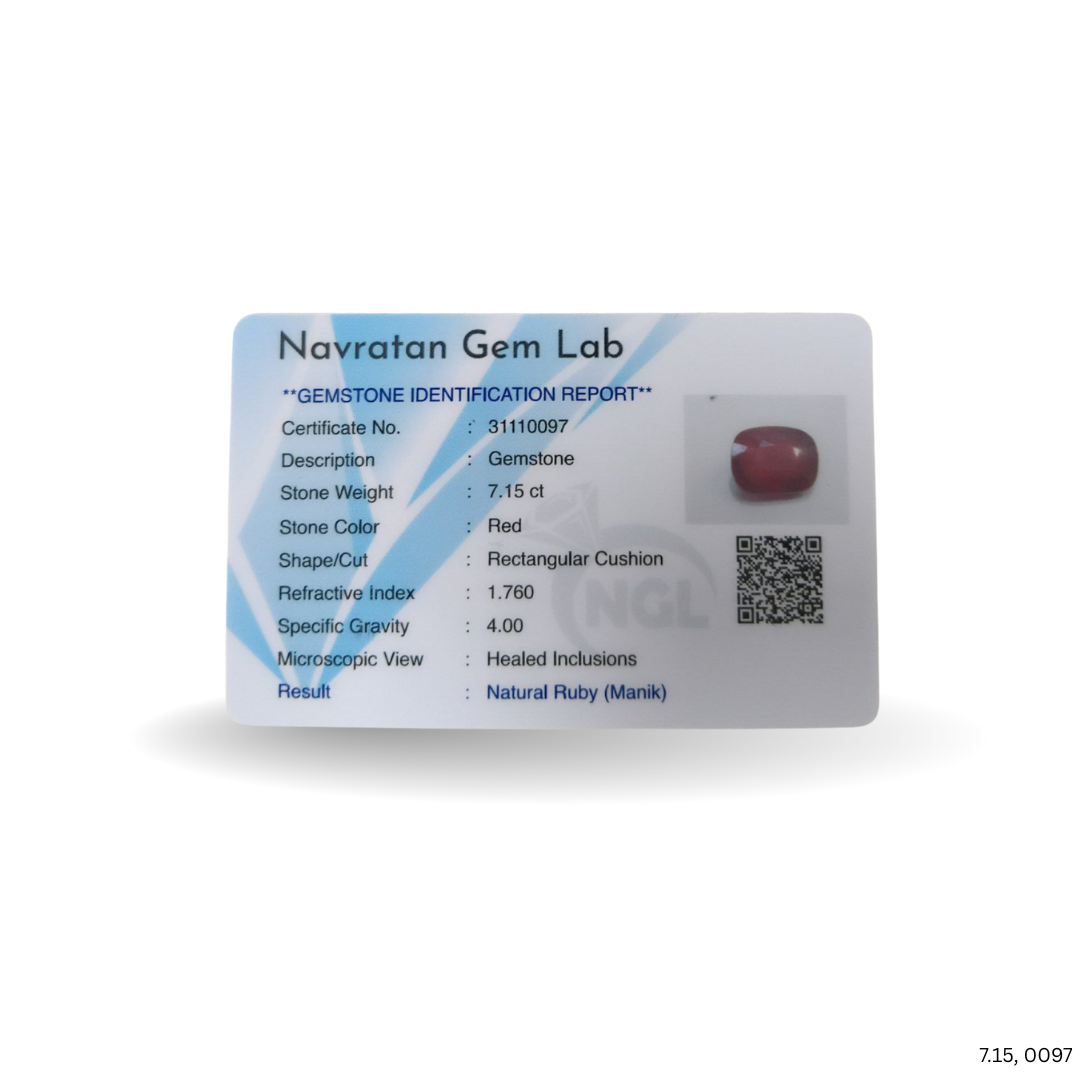 7.15 CARAT RUBY (GRADE A)
