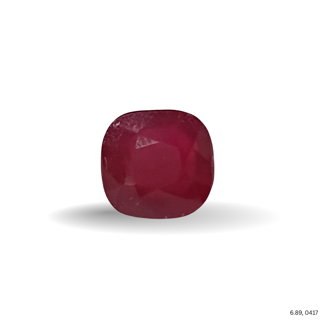 6.89 CARAT RUBY (GRADE A)