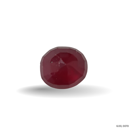 6.00 CARAT RUBY (GRADE A)