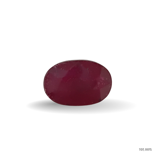 7.07 CARAT RUBY (GRADE A)
