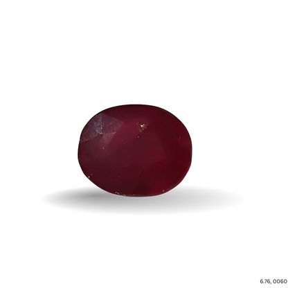 6.76 CARAT RUBY (GRADE A)