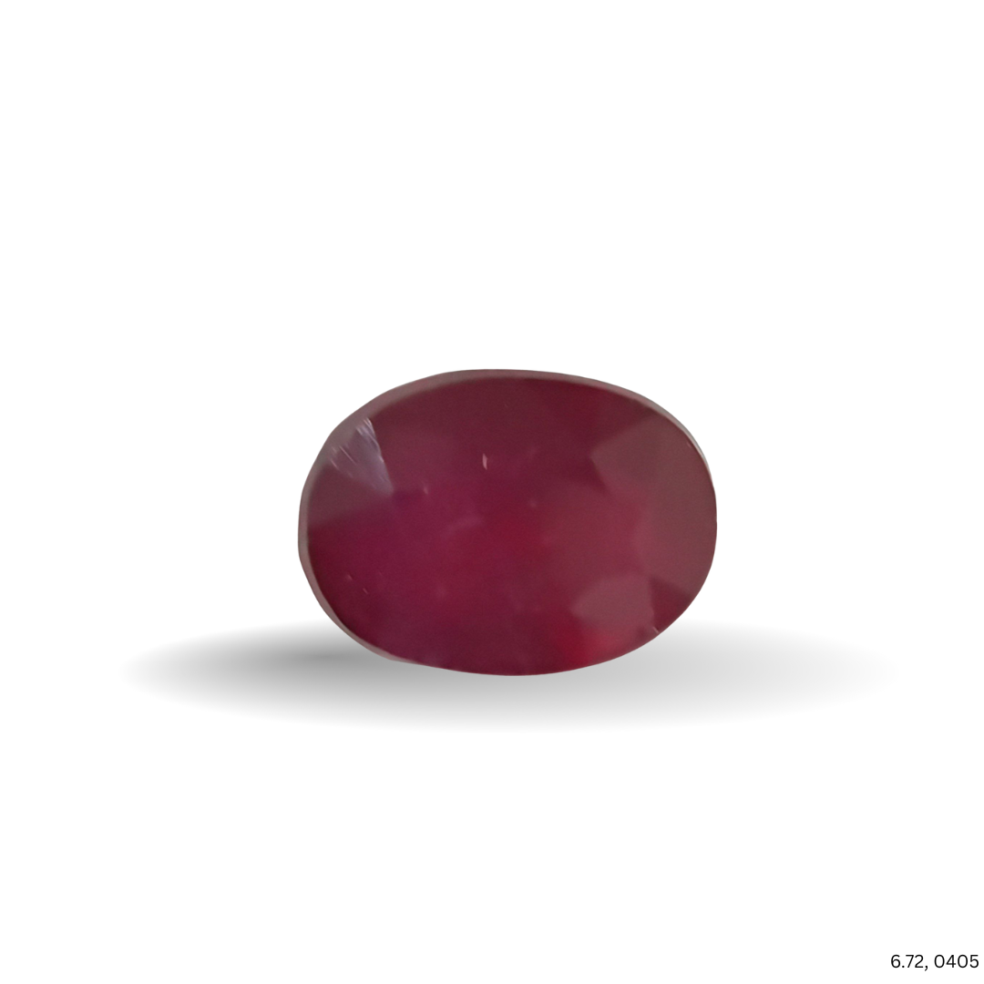 6.72 CARAT RUBY (GRADE A)