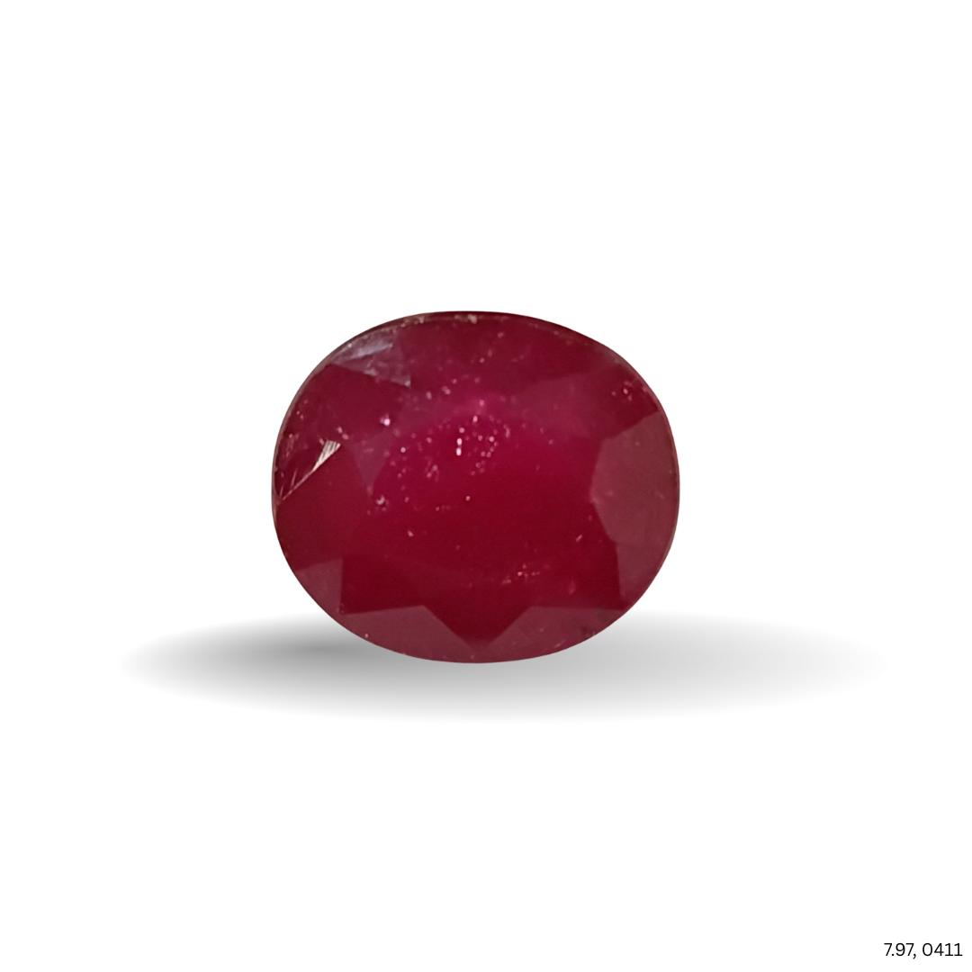 7.97 CARAT RUBY (GRADE A)