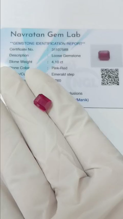 4.10 CARAT RUBY (GRADE A)