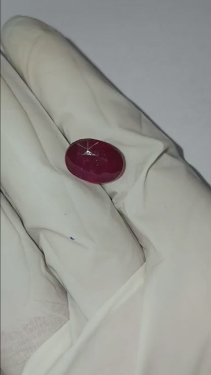 6.72 CARAT RUBY (GRADE A)