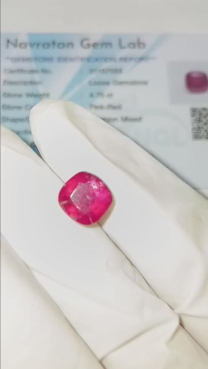 4.75 CARAT RUBY (GRADE A)